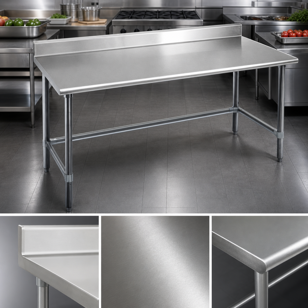 14-Gauge 300 Series Stainless Steel Top