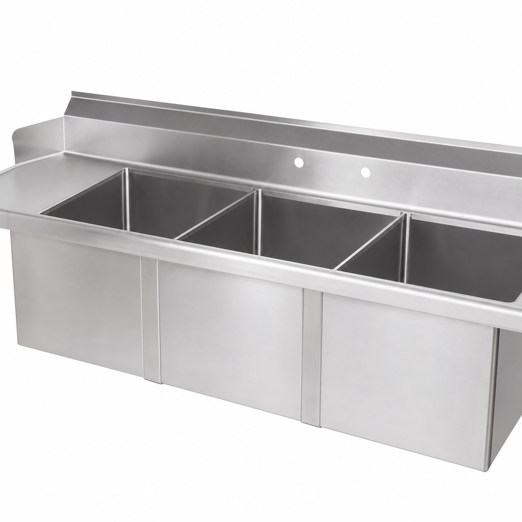 Three Compartment Sinks