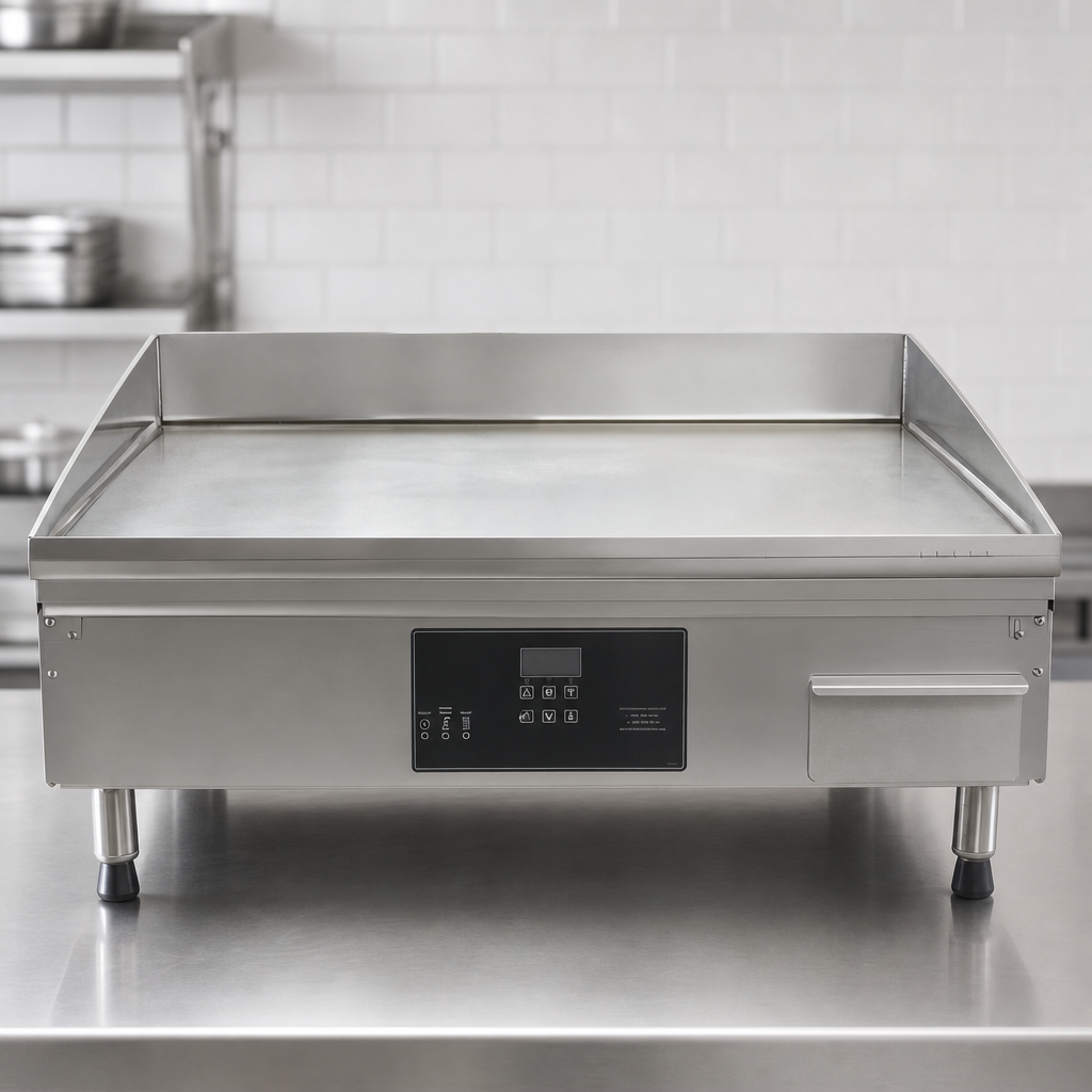 Heavy-Duty Stainless Steel Griddle Plate