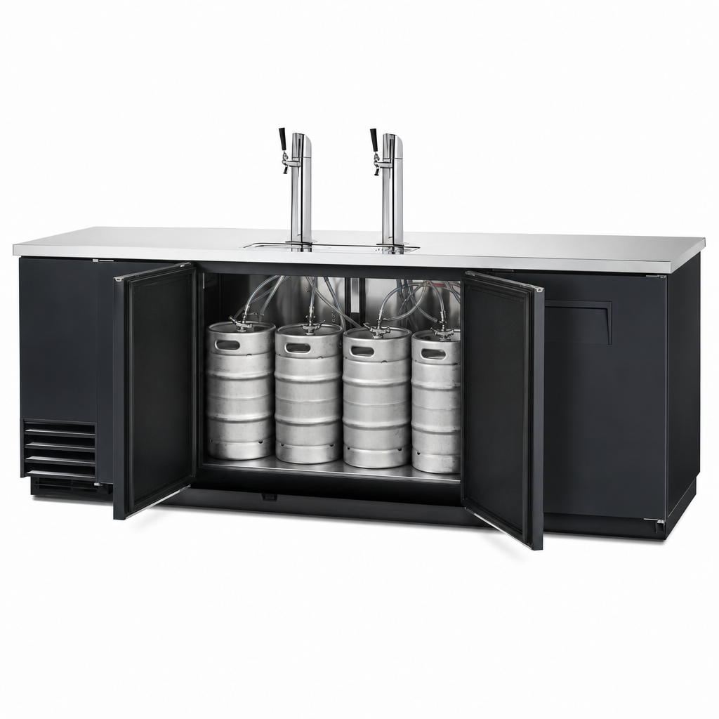 Four Half-Barrel Keg Capacity