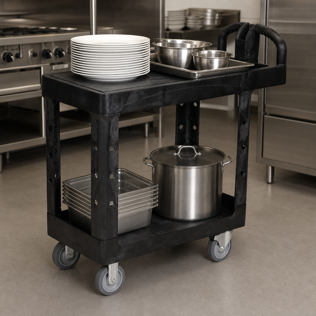 Two Flat Shelves