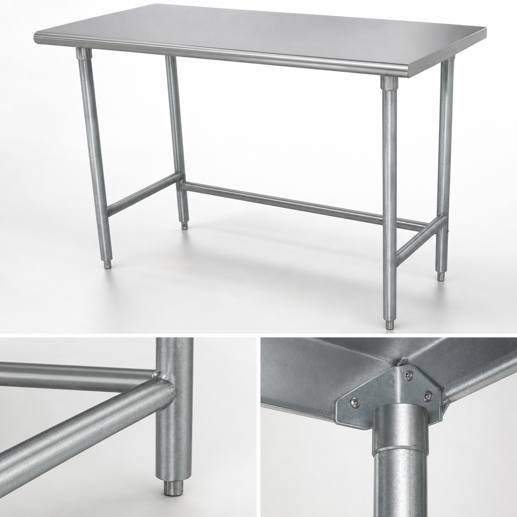 Galvanized Open Base