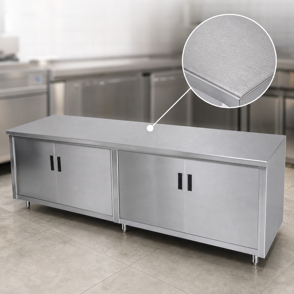 16-Gauge 304 Stainless Steel Top