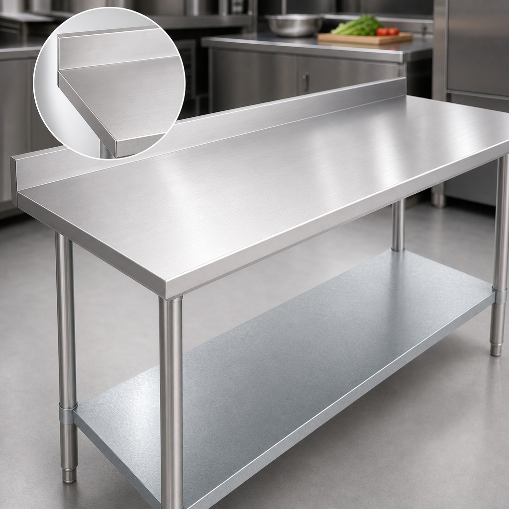 16-Gauge 300-Series Stainless Steel Top