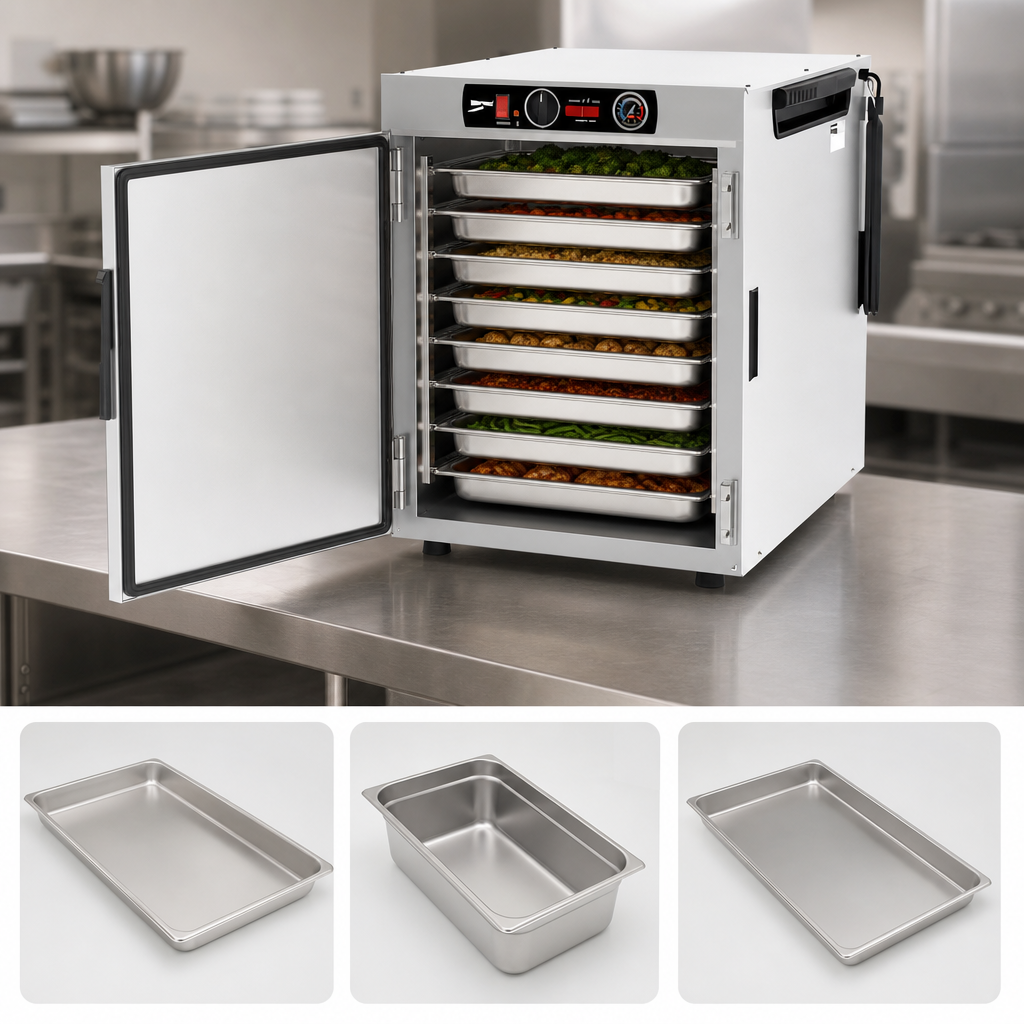 Wide 8-Pan Capacity