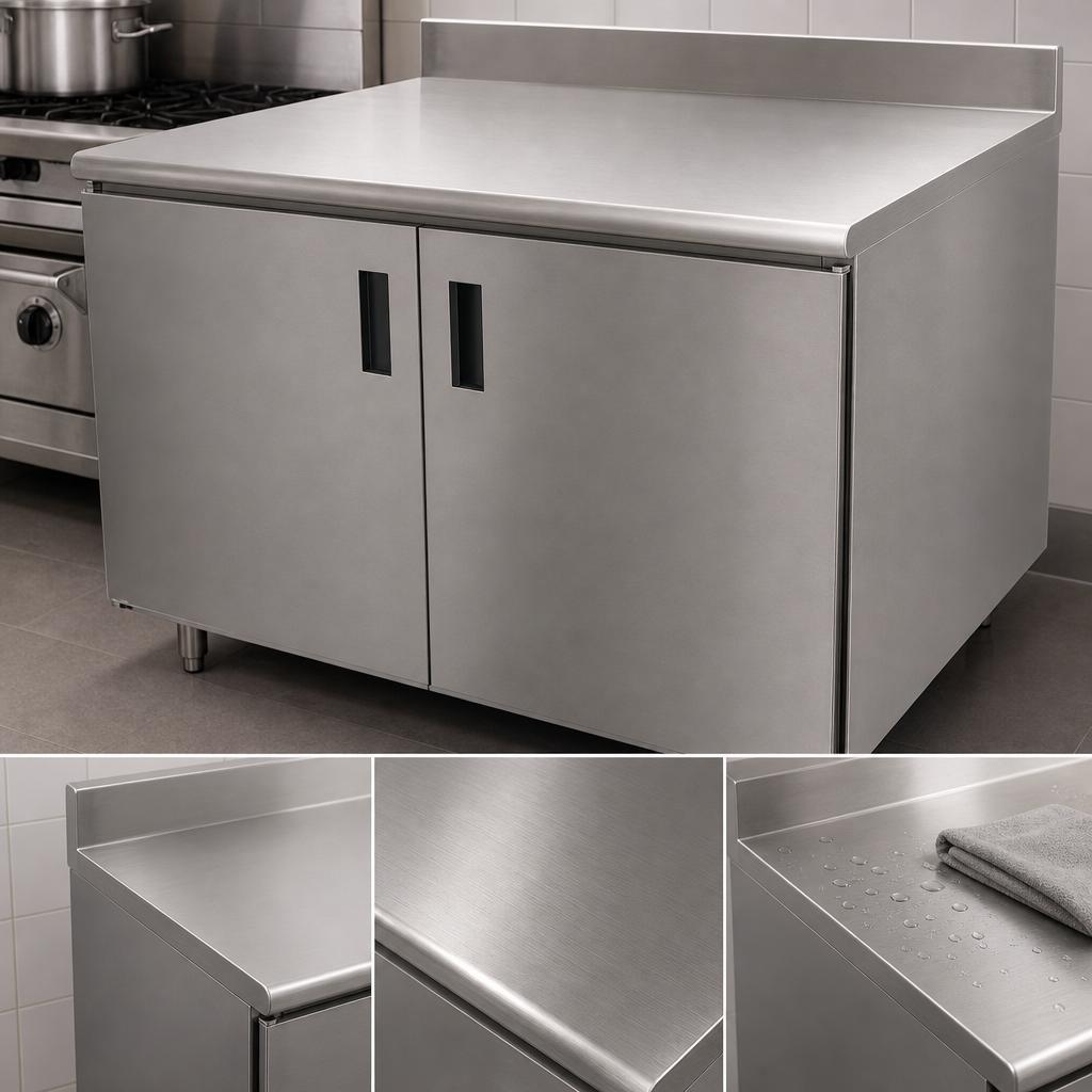 16 Gauge 304 Stainless Steel Top