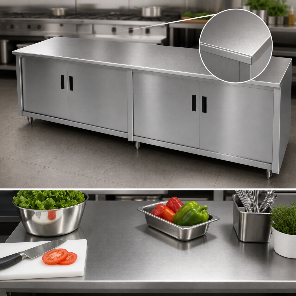 14 Gauge 304 Stainless Steel Top