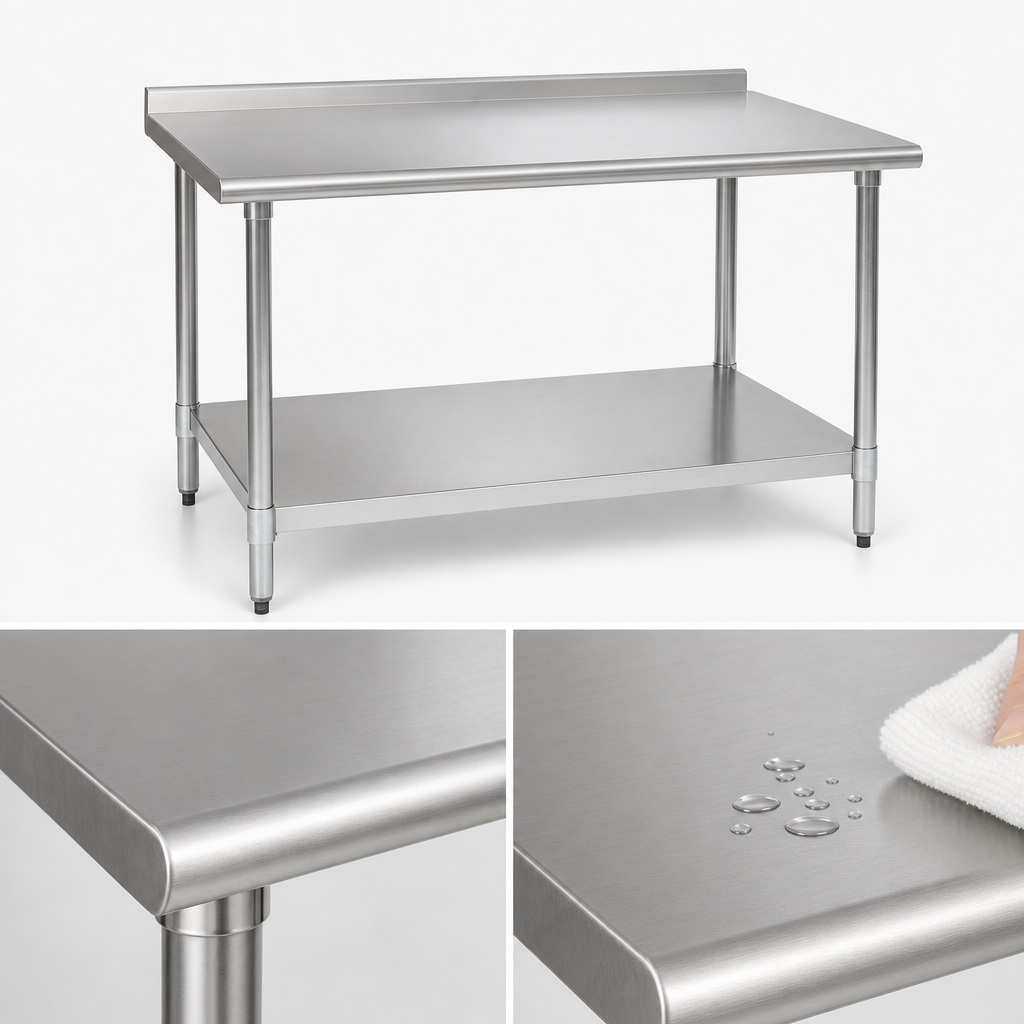 16 Gauge Type 430 Stainless Steel Top