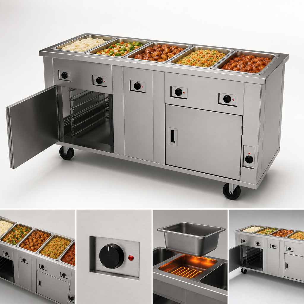5 Individual Heated Wells