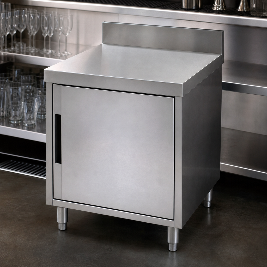 Closed Glass Rack Cabinet