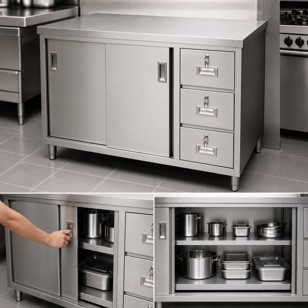 Sliding Door Cabinet Base