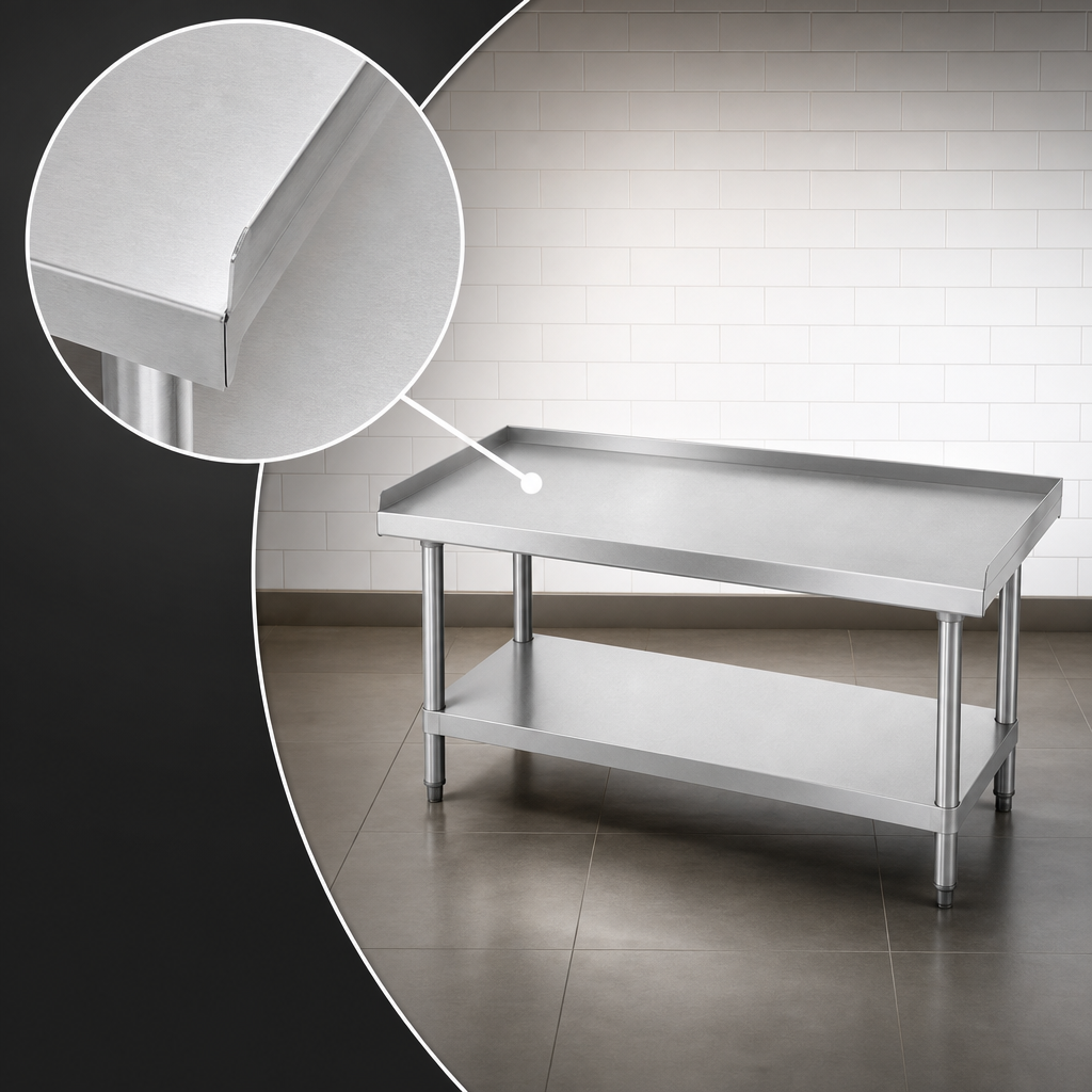 16-Gauge Stainless Steel Top