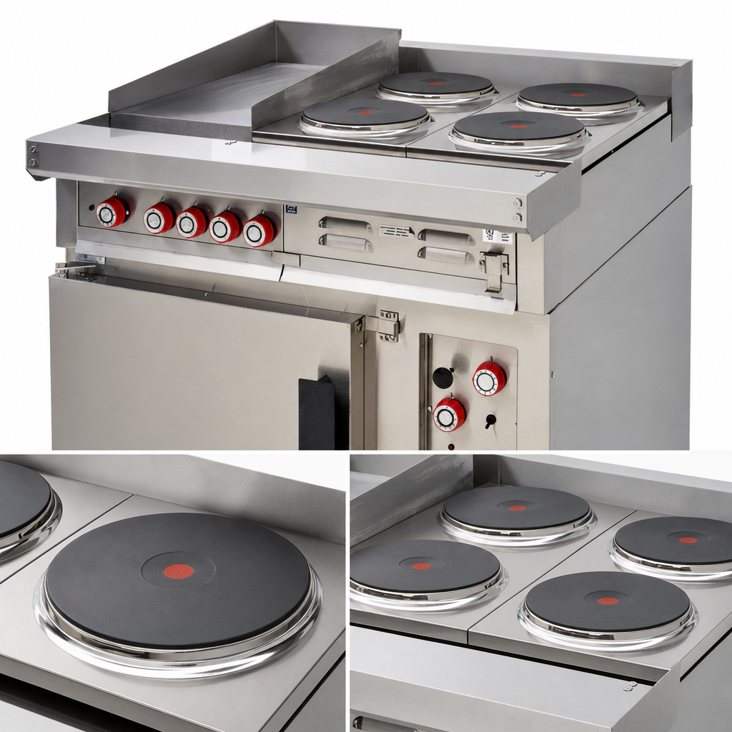 Three 12-Inch Hot Tops
