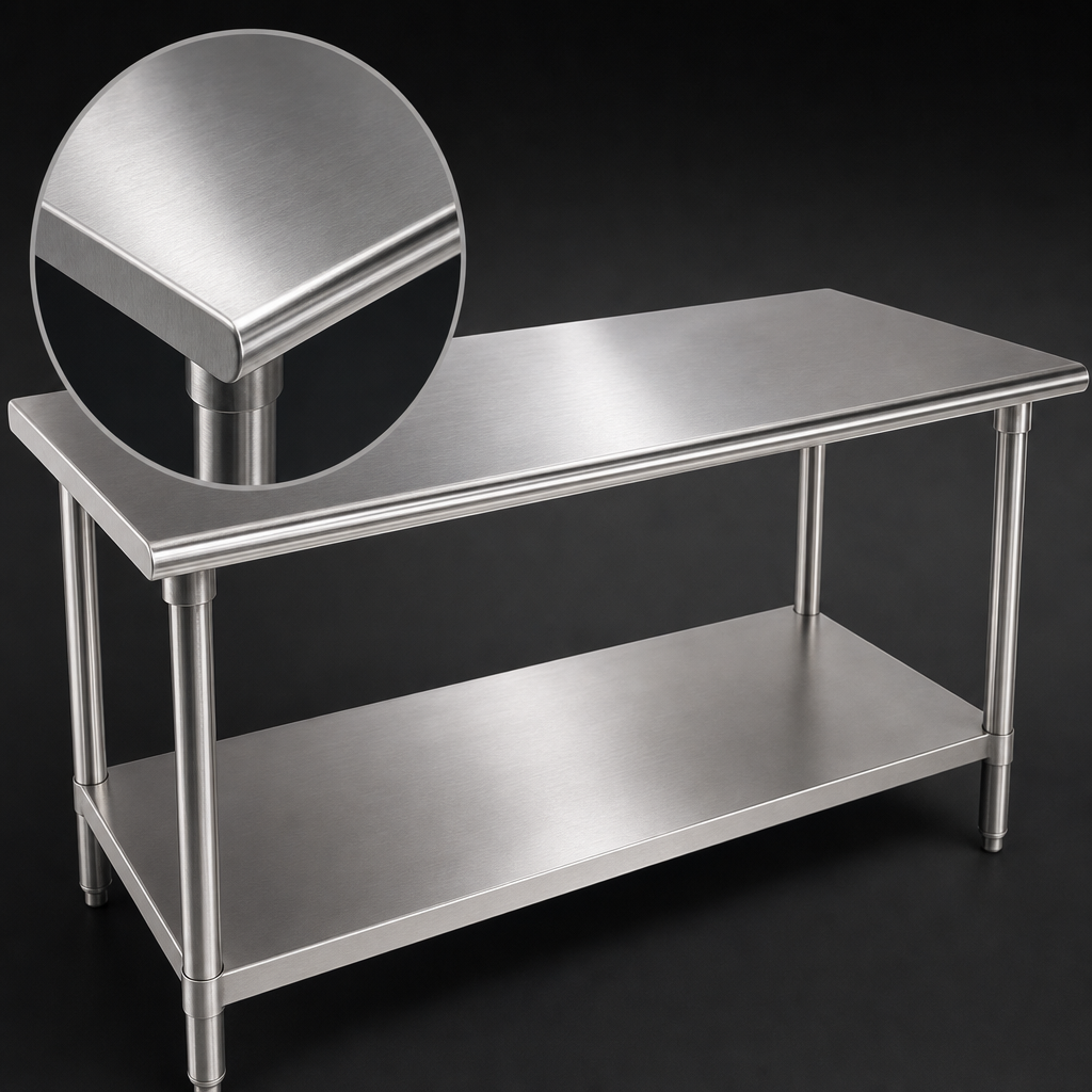 16-Gauge 430 Stainless Steel Top