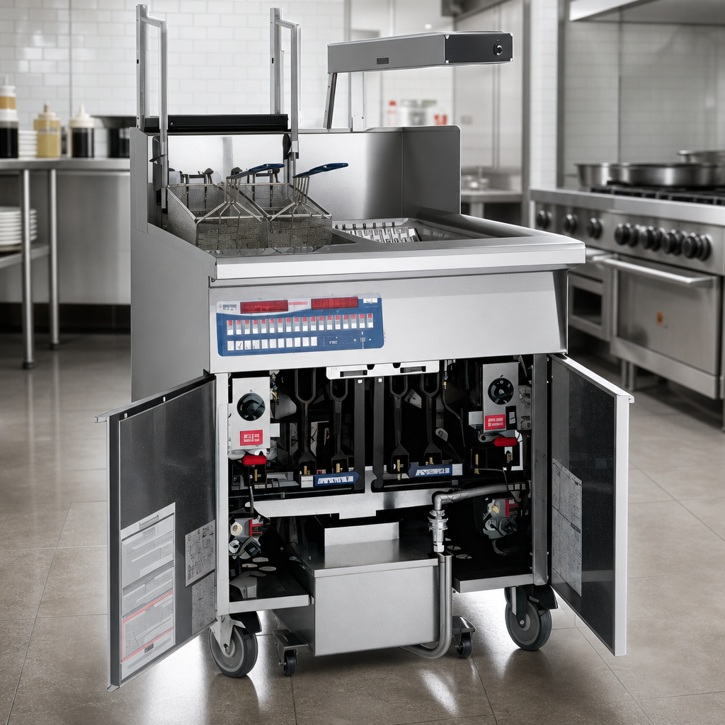 Built-In Under-Fryer Filter System