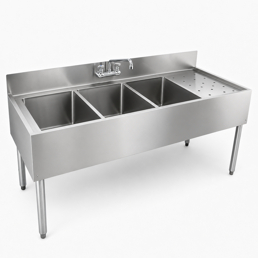 Three Compartment Sink Layout
