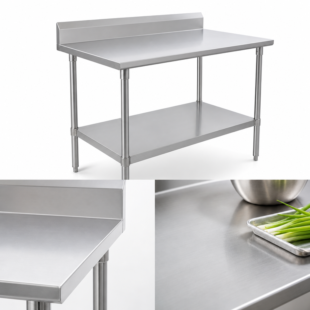16-Gauge Stainless Steel Top