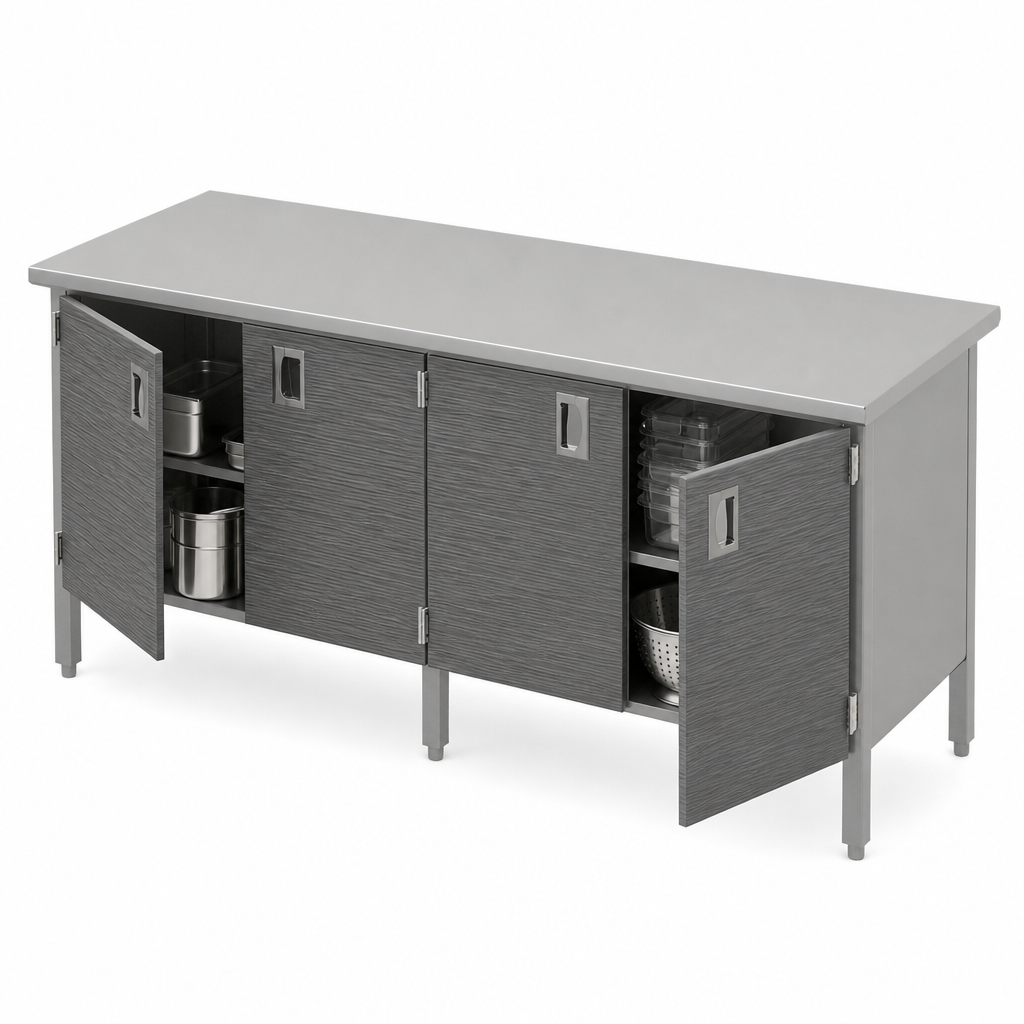 Cabinet Base with Hinged Doors