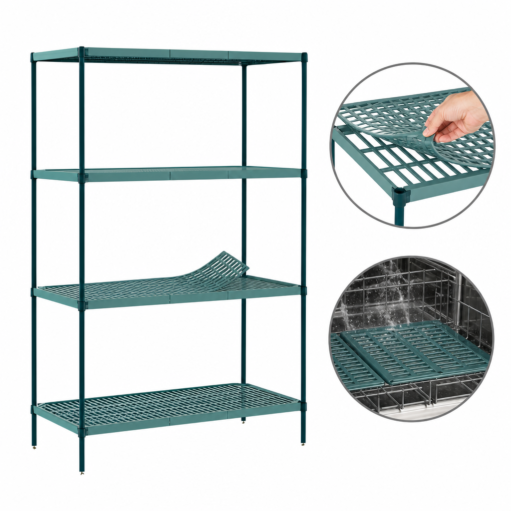 Removable Polymer Shelf Mats