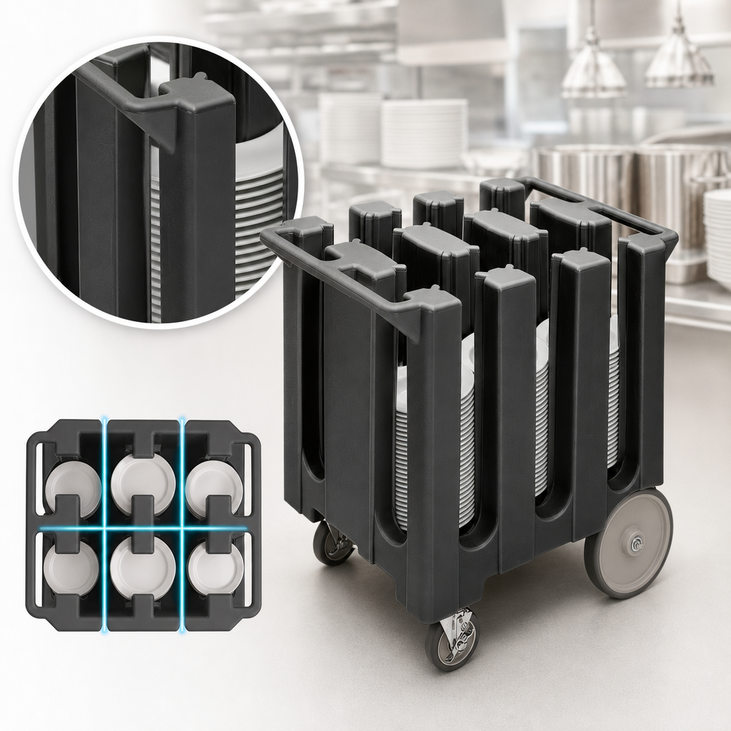 Six-Column Plate Storage