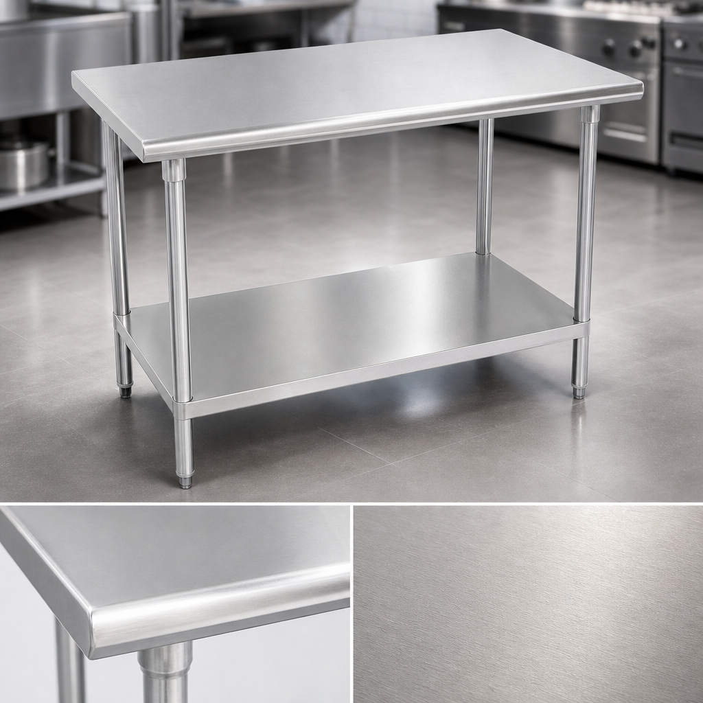 16 Gauge 304 Stainless Steel Top