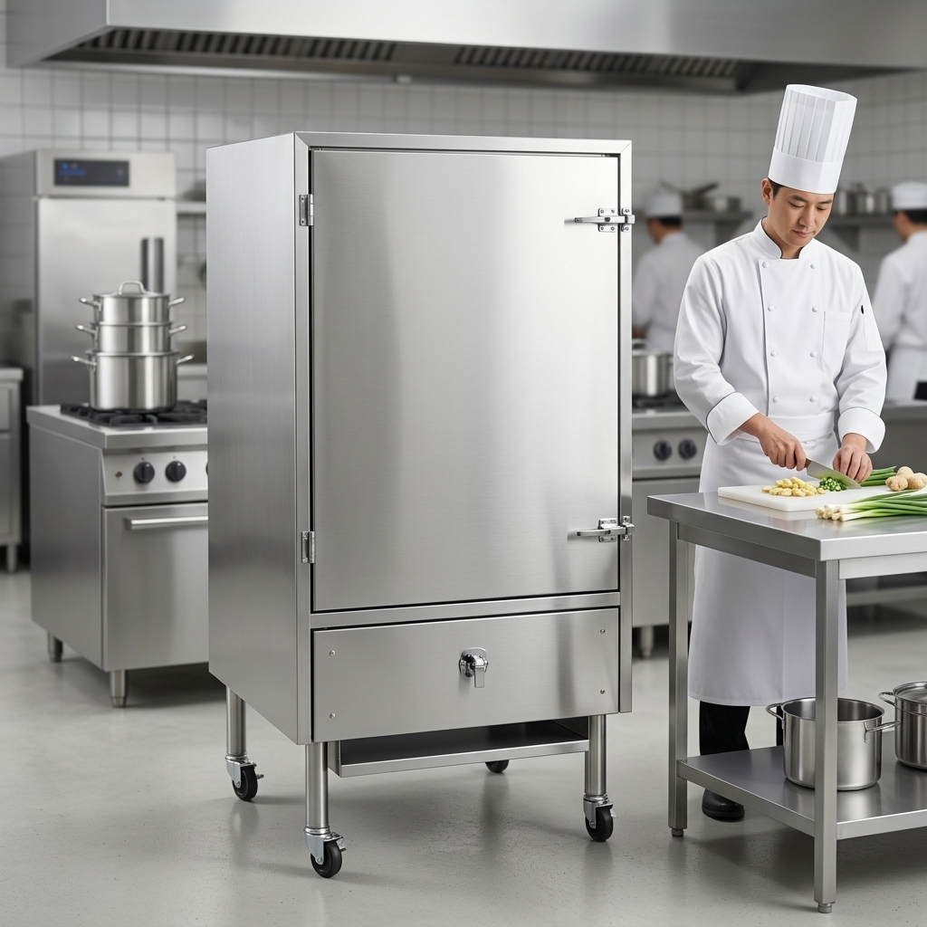Maintain a cooler, more energy-efficient kitchen environment with this oven's advanced insulated steel cabinet design.