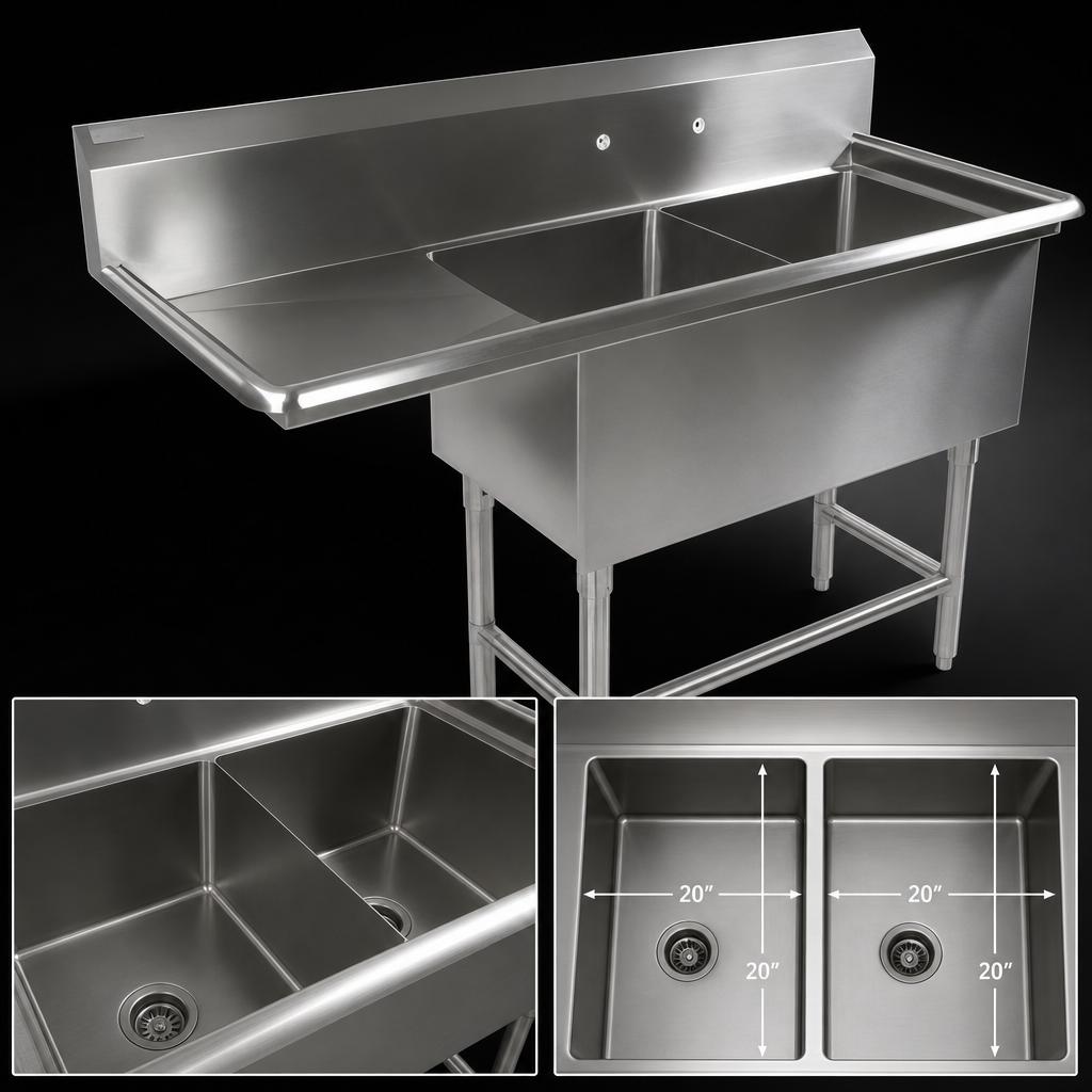 Two-Compartment Sink Design