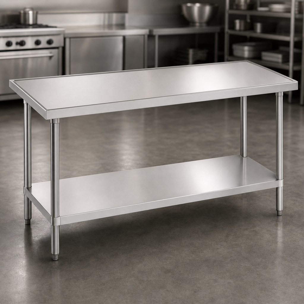 14-Gauge 304 Stainless Steel Top