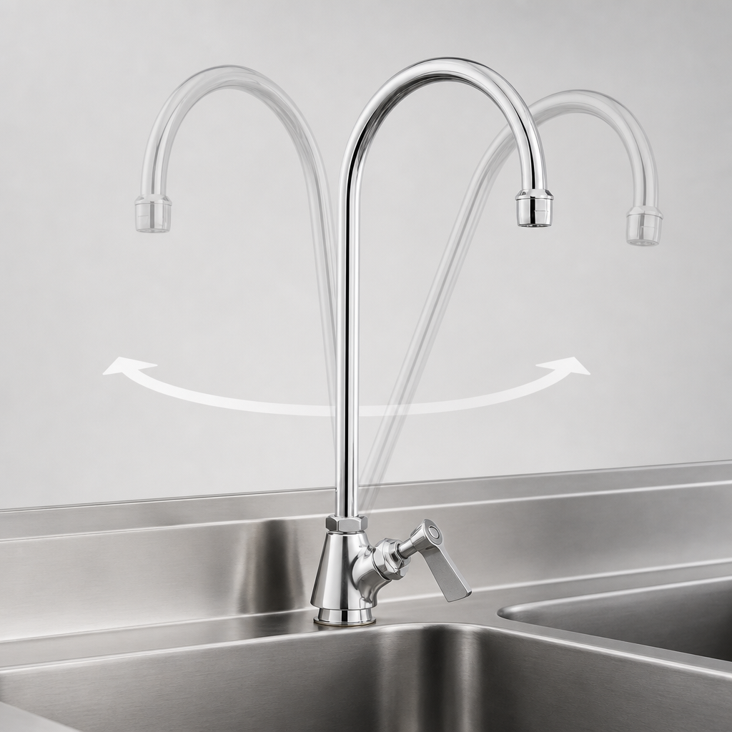 6-Inch Swivel Gooseneck Spout
