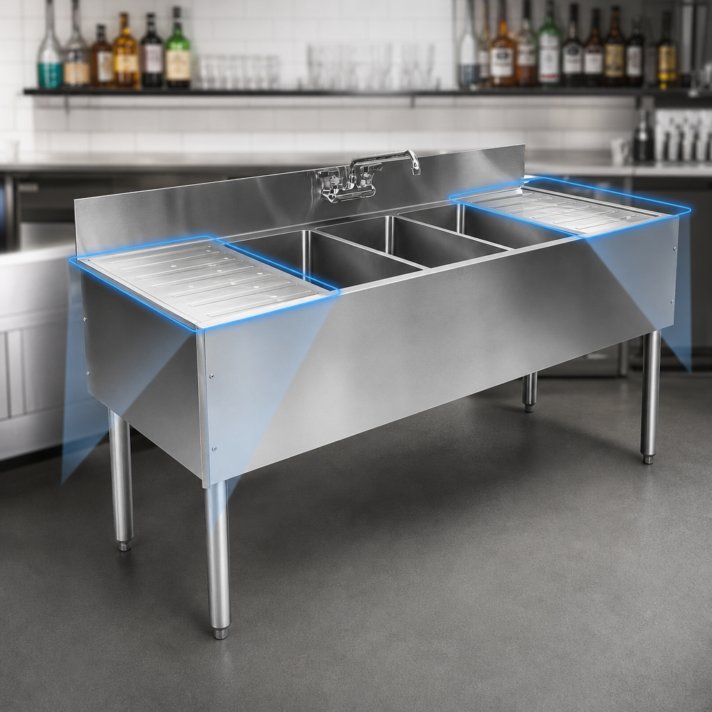 Dual Corrugated Drainboards
