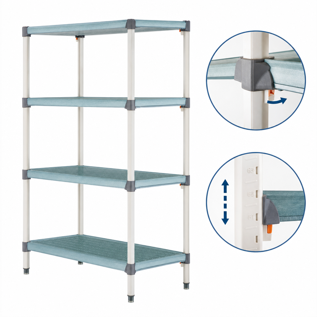 Quick-Adjust Corner Release