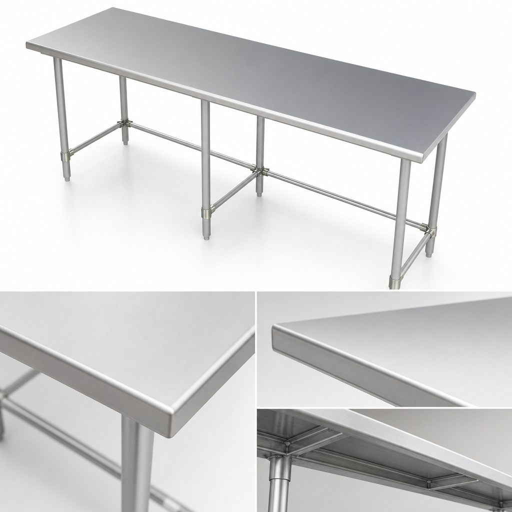 Reinforced Stainless Steel Top