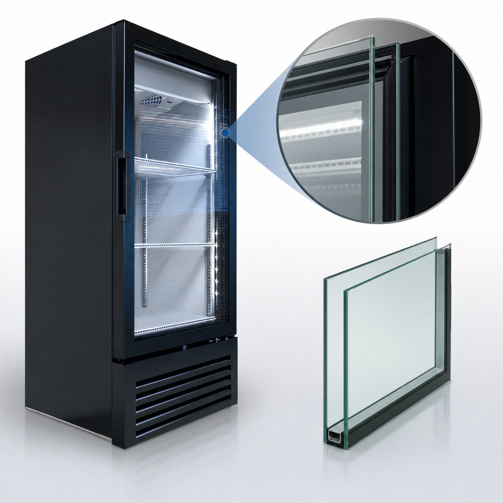 Double-Pane Tempered Glass Door