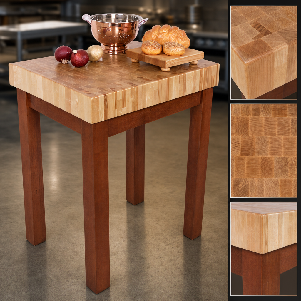 End Grain Maple Top