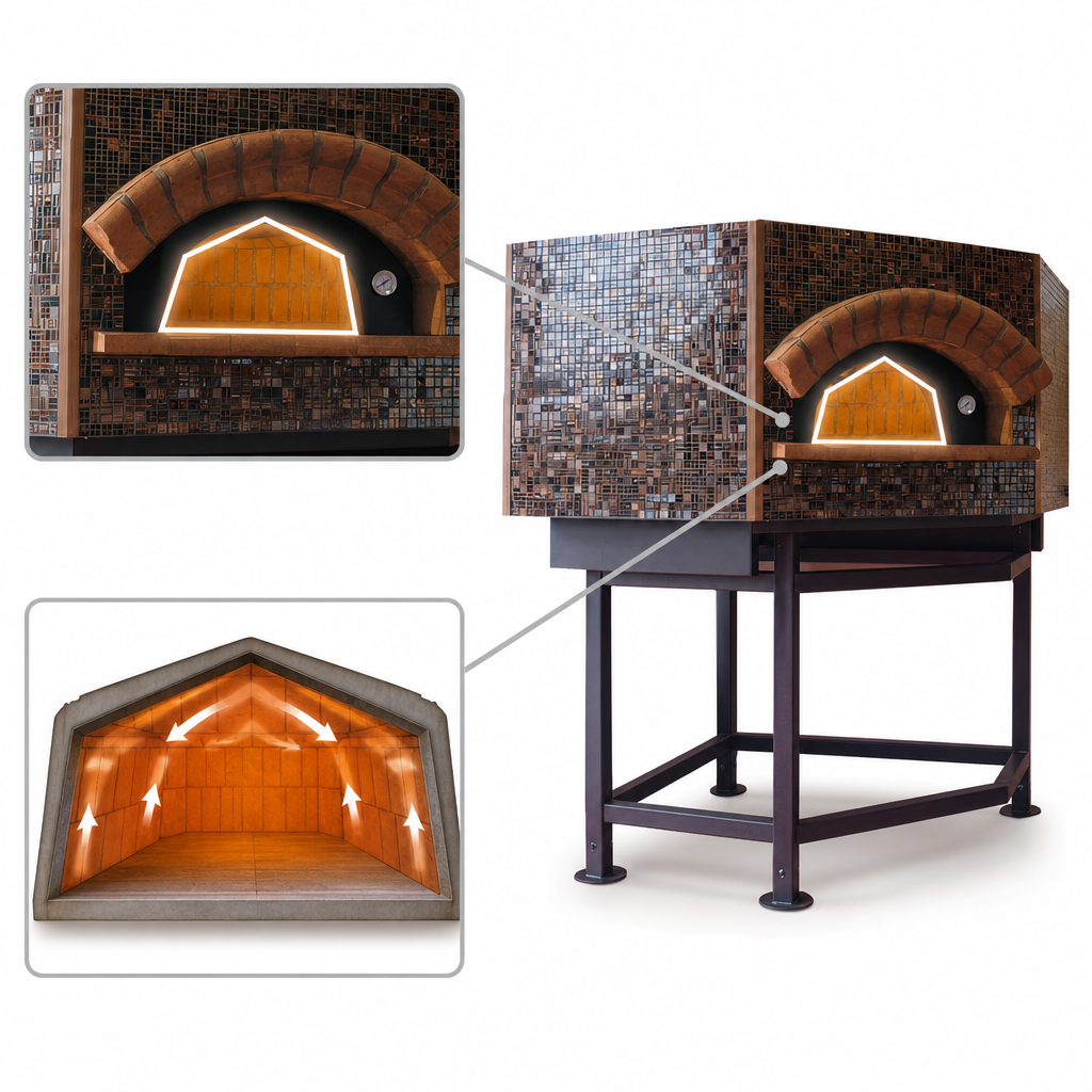 Pentagonal Internal Cooking Chamber