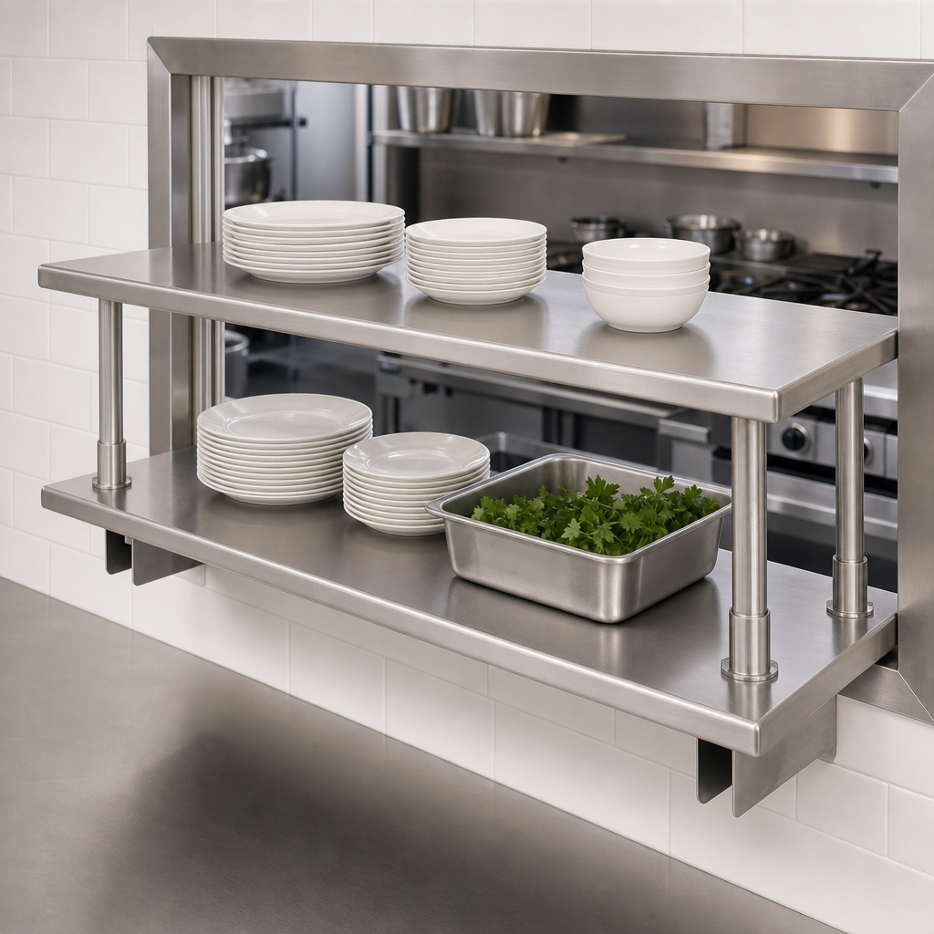 Pass-Thru Shelf with Overshelf