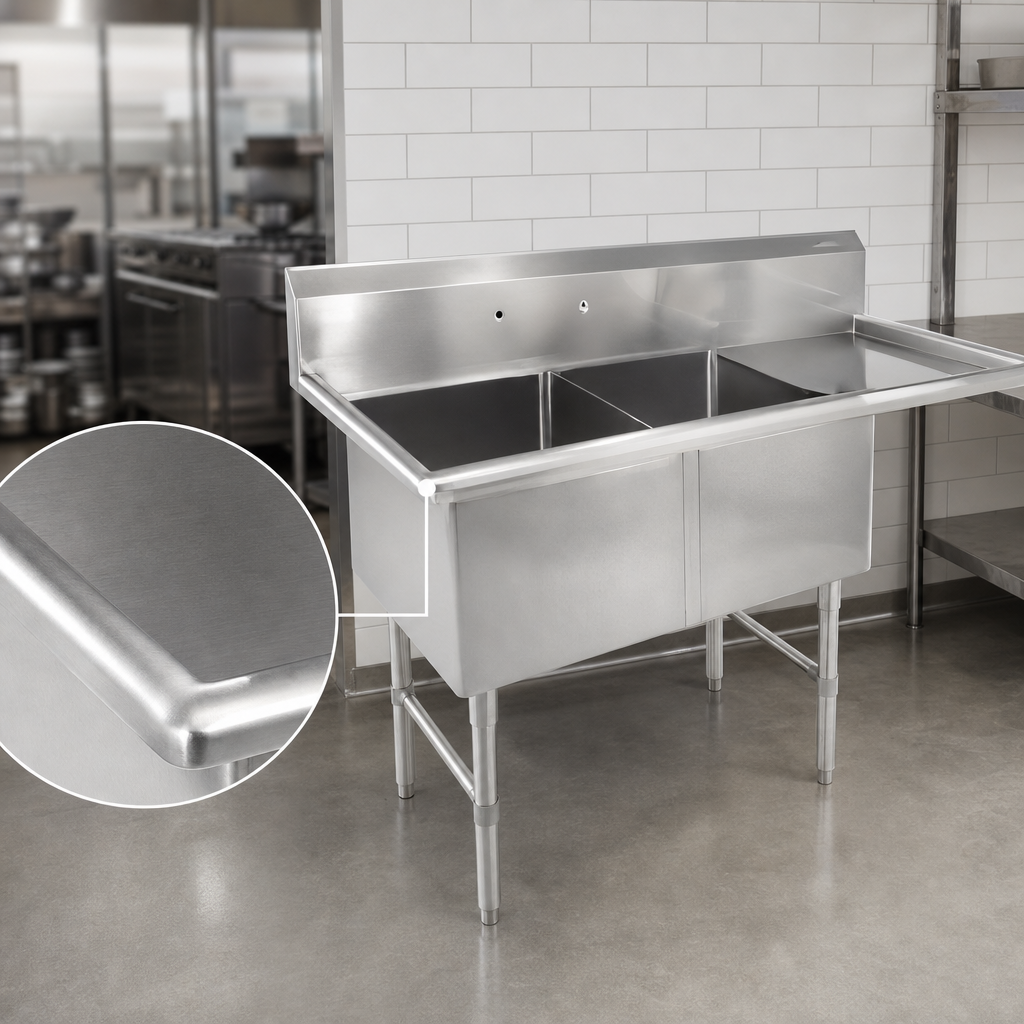 16-Gauge Stainless Steel Construction