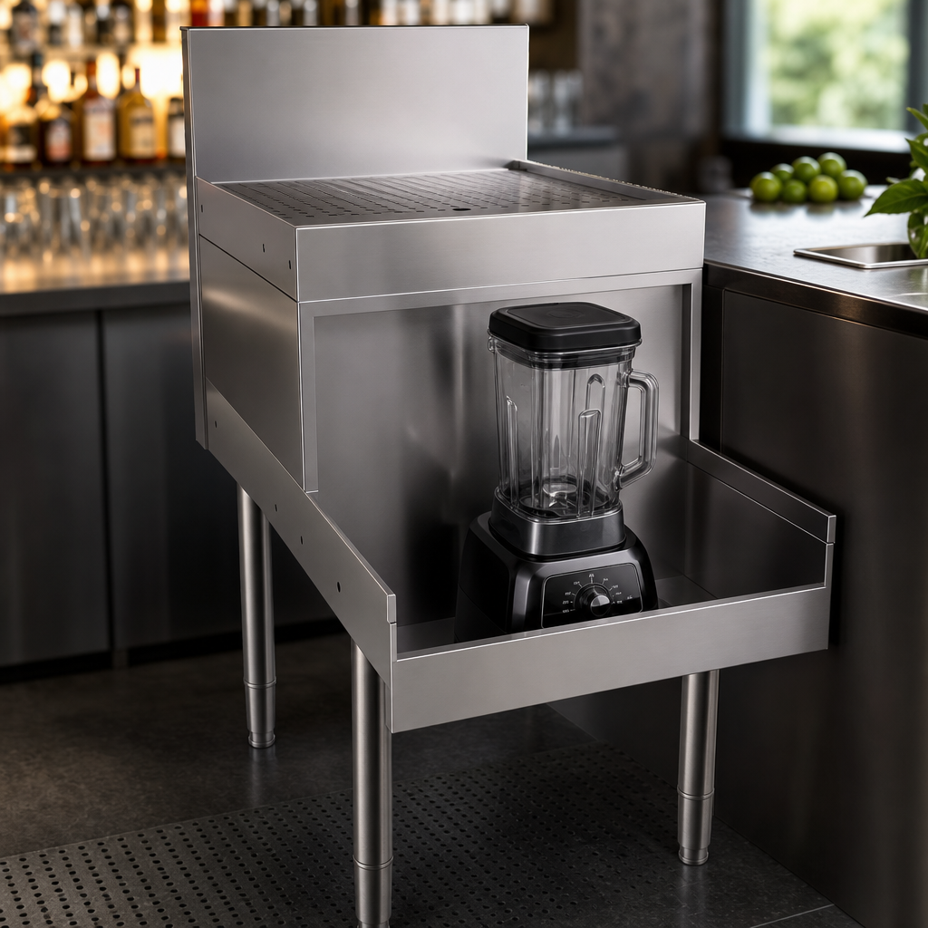 Recessed Blender Shelf