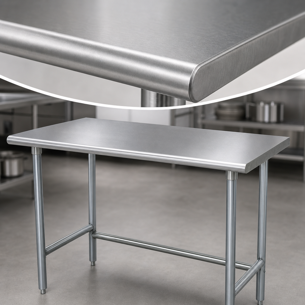 16-Gauge 430 Stainless Steel Top