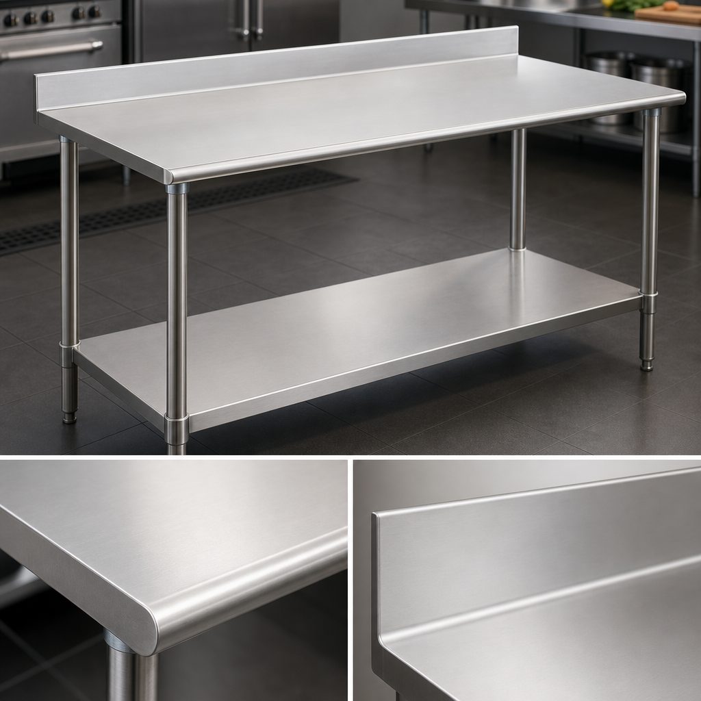 14-Gauge Stainless Steel Top