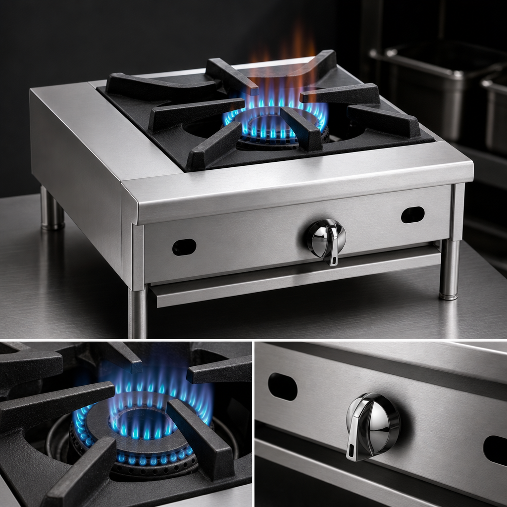 Single 27,500 BTU Open Burner