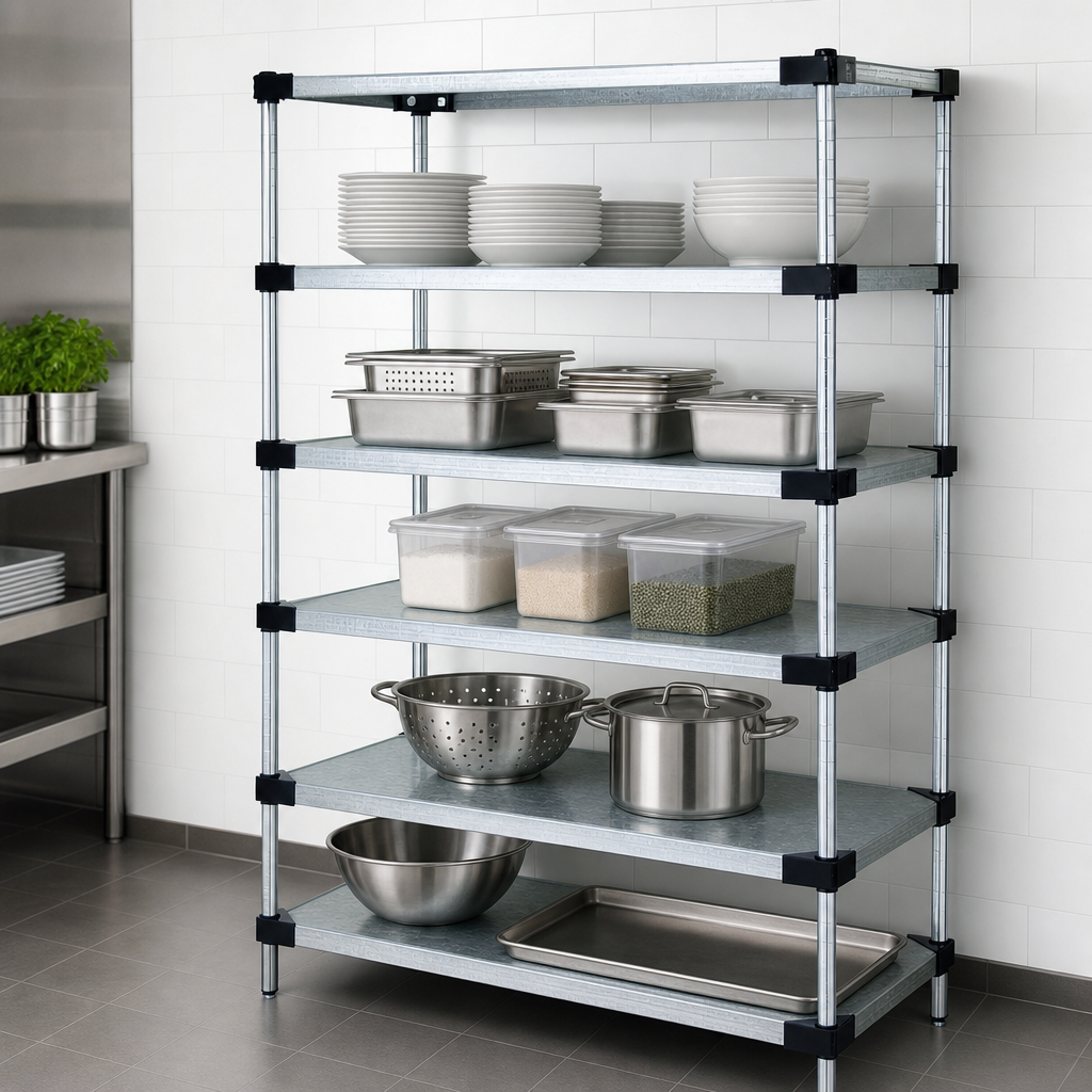 Five Solid Shelves