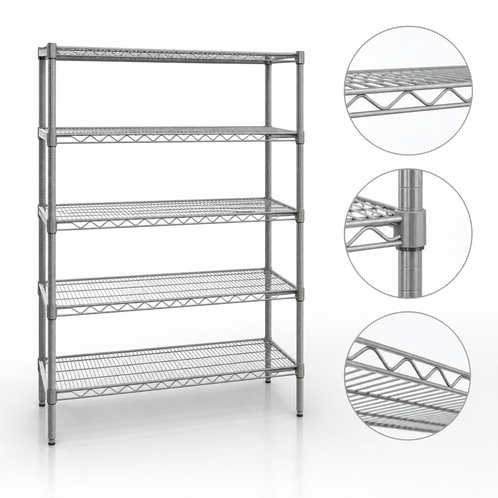 Patented QuadTruss Shelf Design