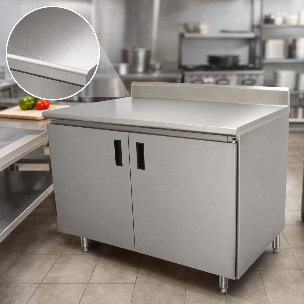 16-Gauge 304 Stainless Steel Top