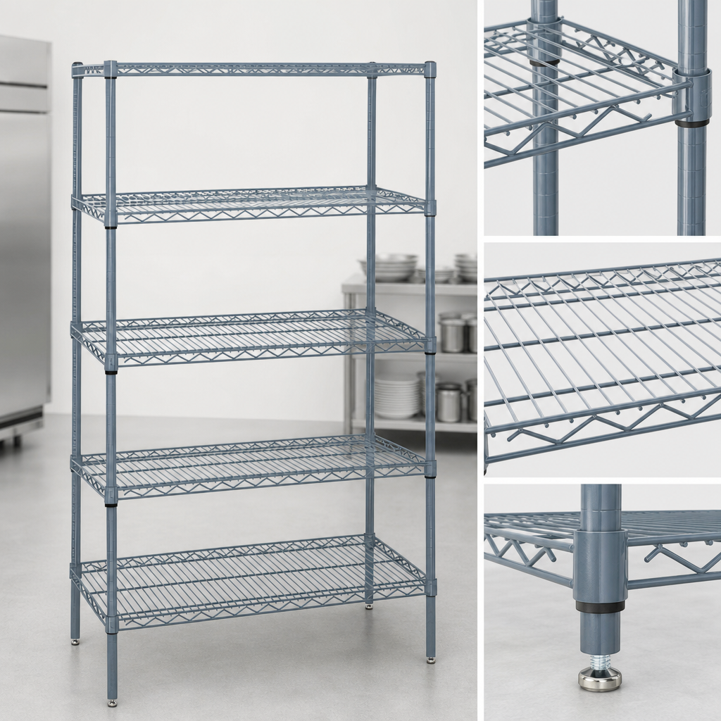 Five Wire Shelves