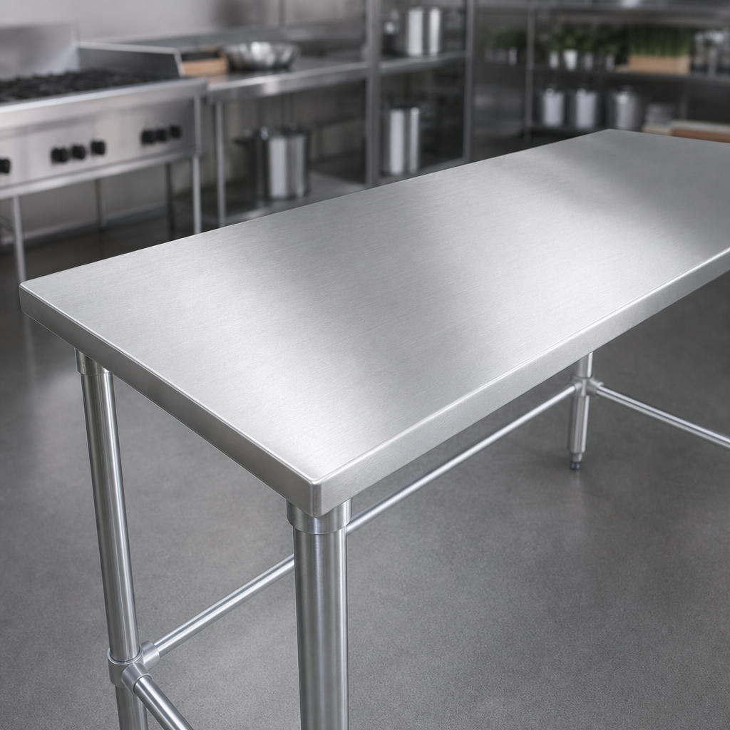 14-Gauge Type 300 Stainless Steel Top
