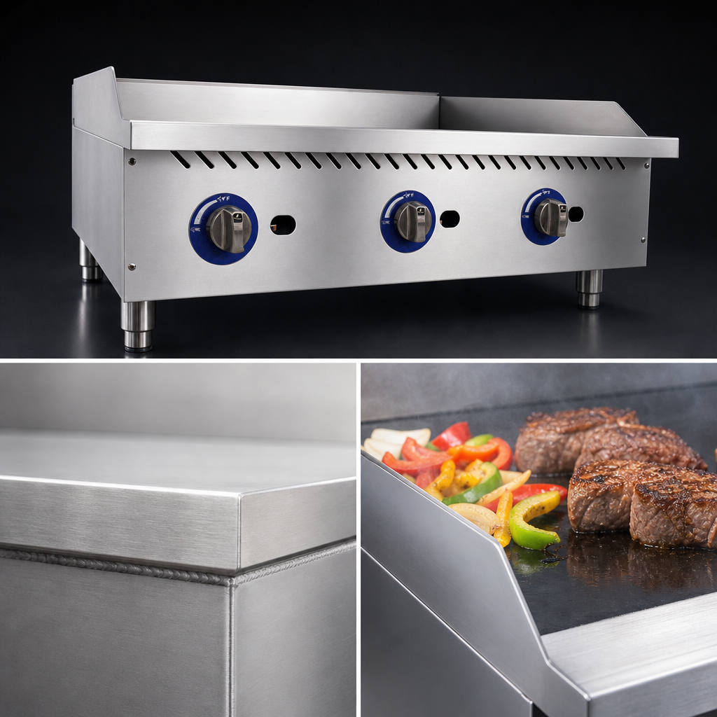 1-Inch Polished Griddle Plate