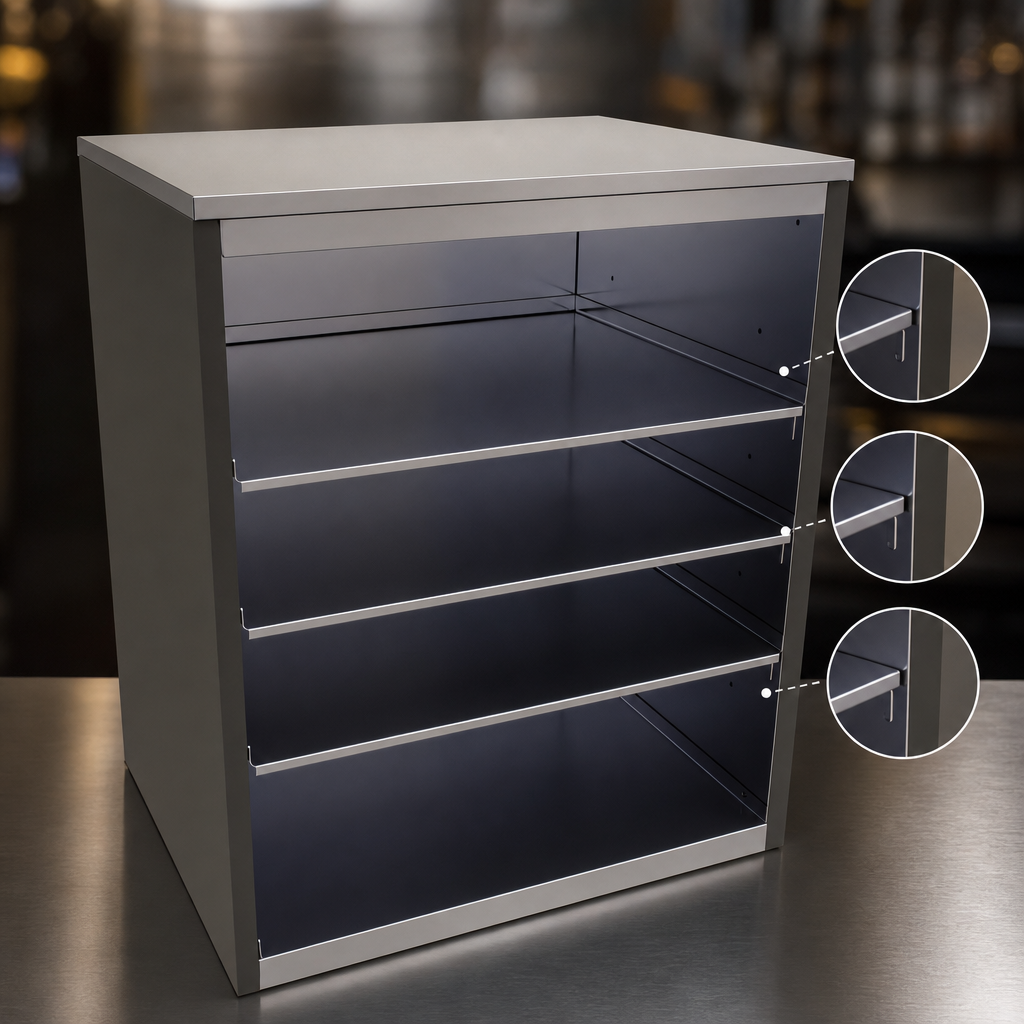 Three Adjustable Shelves