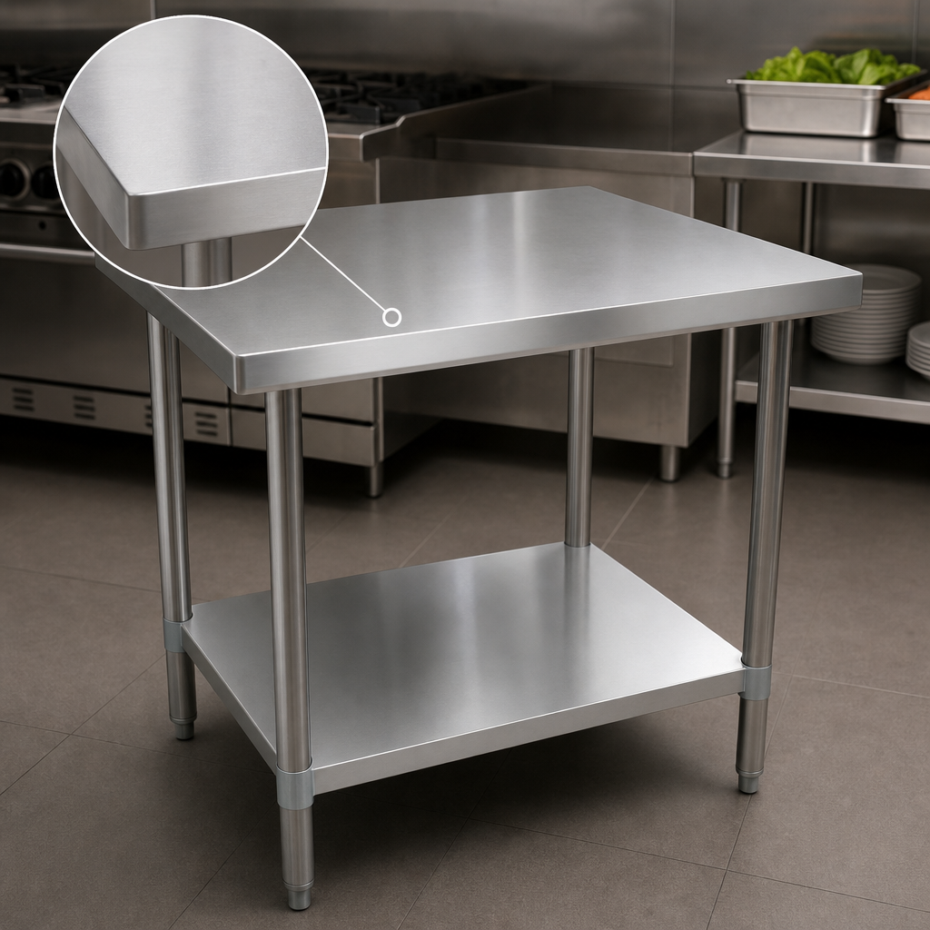 18-Gauge 430 Stainless Steel Top