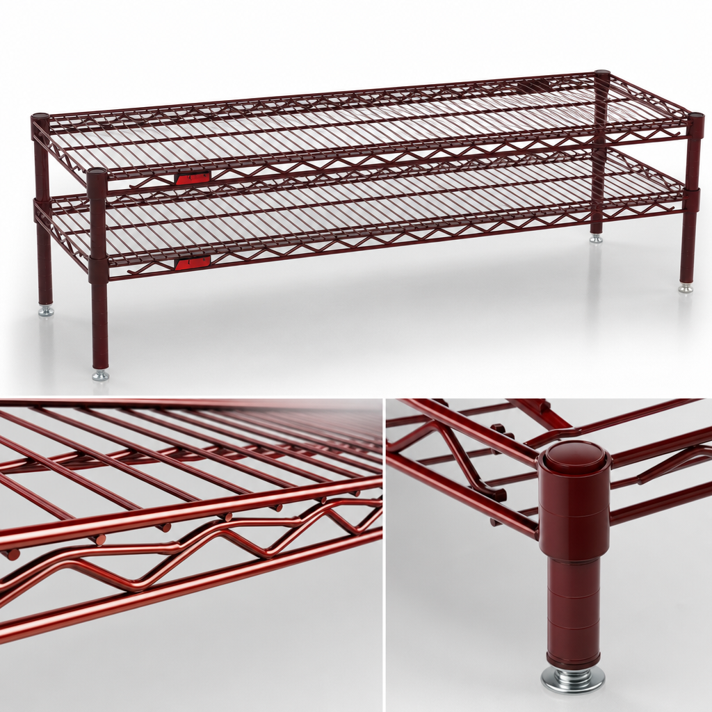 Patented QuadTruss Wire Shelf Design